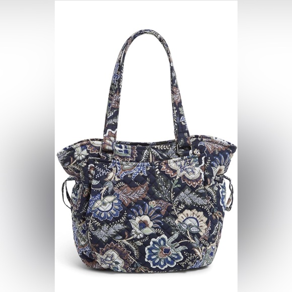 Vera Bradley Glenna Satchel Purse NWT-Java Navy Camo